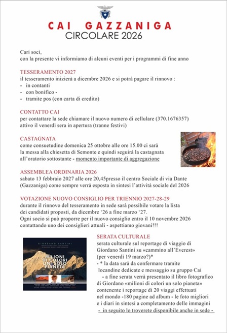 Circolare 2026